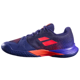 Kinder Tennisschuhe Babolat Jet Mach 3 AC Junior Blue Ribbon