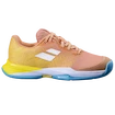 Kinder Tennisschuhe Babolat Jet Mach 3 Clay Jr Girl Coral/Gold Fusion