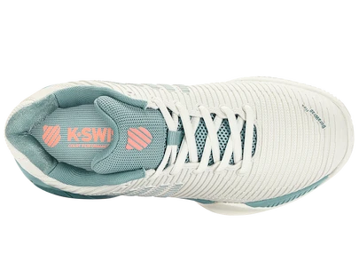 Kinder Tennisschuhe K-Swiss  Hypercourt Express 2 HB Blanc/Nile Blue