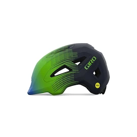 Kinderhelm Giro Scamp II MIPS Mat Blue/Green Towers