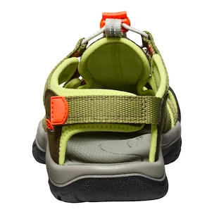 Kindersandalen Keen NEWPORT BOUNDLESS Dark olive/Scarlet ibis