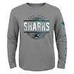 Kinderset T-shirts Outerstuff Evolution NHL San Jose Sharks