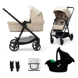Kinderwagen Kinderkraft Newly 3In1 Sand Beige + Mink Pro