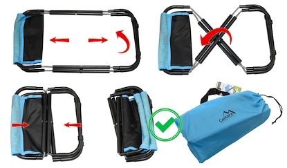 Klapphocker Cattara  FOLDI MAX I