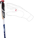 Klappstöcke Leki  Smart Supreme, midnightblue dark metallic-darkblue-white, 100 - 130 cm