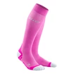 Kompressionssocken für Frauen CEP  Ultralight Pink/Light Grey