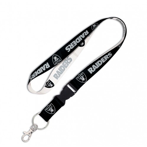 Oakland Raiders Lanyard weiß 