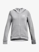 Mädchen Hoodie  Under Armour  Rival Fleece LU FZ Hoodie-GRY S