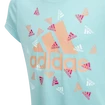Mädchen-T-Shirt adidas Aeroready Up2Move Cotton Touch Training Slim Logo Mint Ton