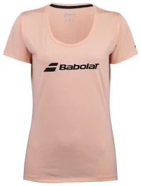 Mädchen T-Shirt Babolat Exercise Babolat Tee Girl Tropical Peach