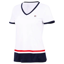 Mädchen T-Shirt Fila T-Shirt Elisabeth Girls White/Navy