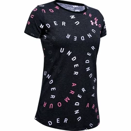 Mädchen Under Armour Live gedruckt Wm Ss T-Shirt