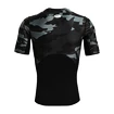 Männer Under Armour HG Isochill Comp Druck SS schwarzes T-Shirt