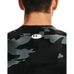 Männer Under Armour HG Isochill Comp Druck SS schwarzes T-Shirt