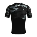 Männer Under Armour HG Isochill Comp Druck SS schwarzes T-Shirt