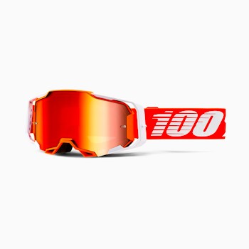 Motocross-Brille 100%  Armega rot