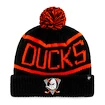Mütze 47 Brand Calgary Cuff Knit NHL Anaheim Ducks Black