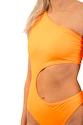 Nebbia One Shoulder Asymmetrical Monokini 458 Orange Neon