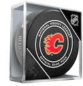 Offizieller Puck des Spiels Inglasco Inc.  NHL Calgary Flames