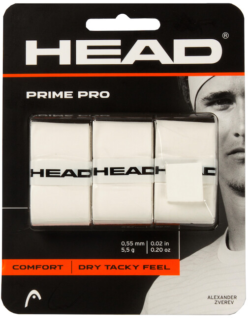Overgrip Head Prime Pro White