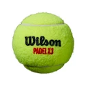 Padelbälle Wilson  Padel X3 Ball Yellow