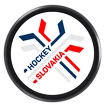 Puck Hockey Slowakei doppelseitig weiß