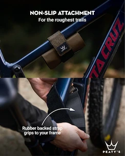 Rahmentasche PEATY'S  Holdfast trail tool wrap - moss green (phf-ttw-mss-25)