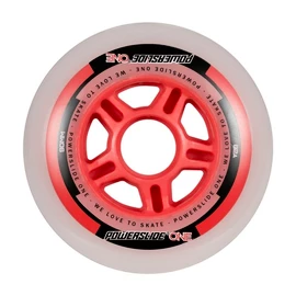 Rollen mit Lager Powerslide One Complete 80 mm 82A + ABEC 5 + 8 mm Spacer 8 pcs