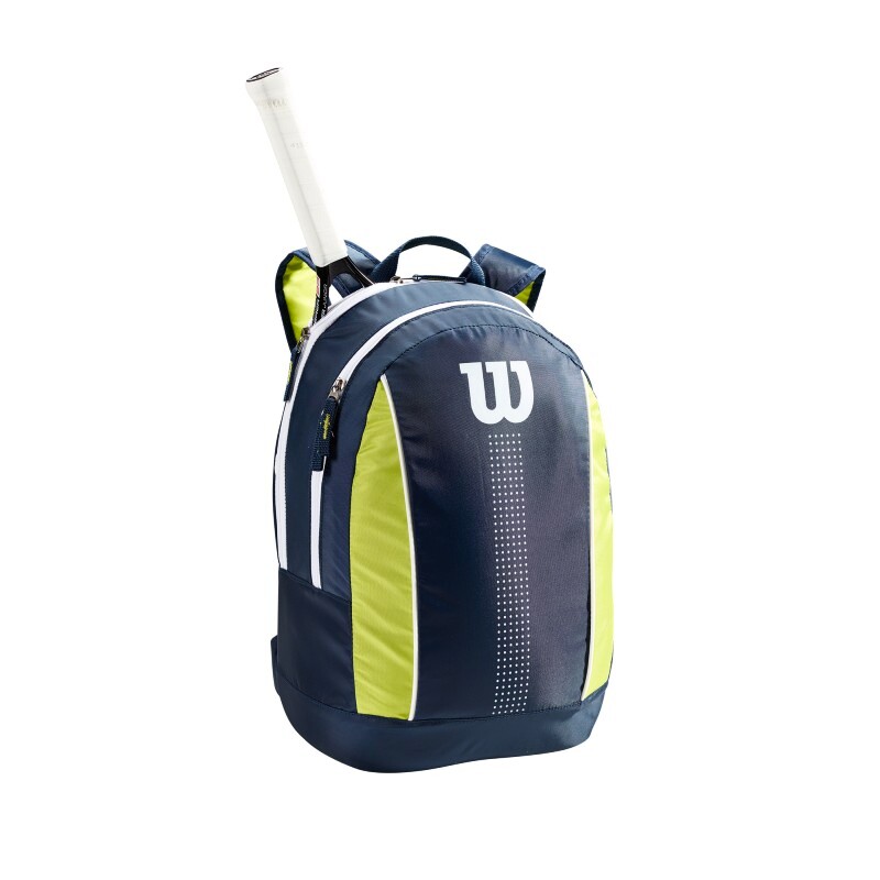 Schlägerrucksack Wilson Junior Backpack Navy/Lime Green