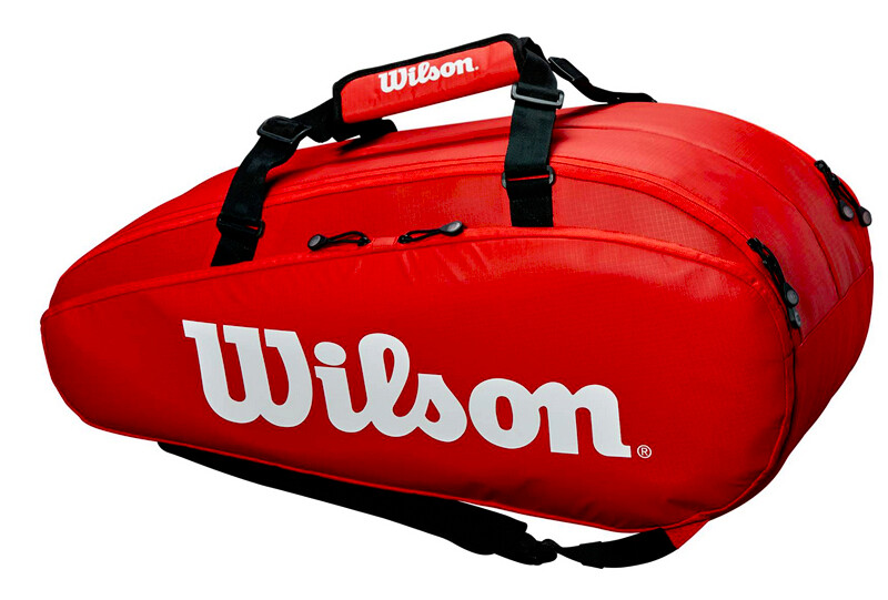 Schlägertasche Wilson Tour 2 Compartment Large Red