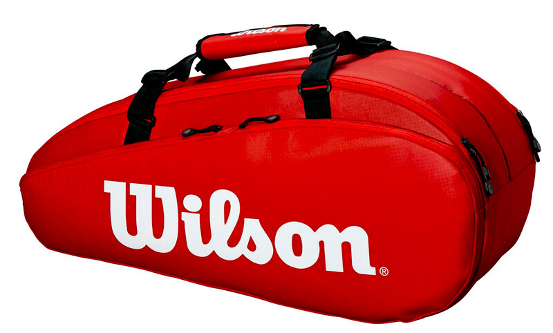 Schlägertasche Wilson Tour 2 Compartment Small Red