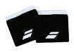 Schweißbänder Babolat Logo Wristband Black/White (2 St.)