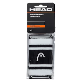 Schweißband Head Wristband STRIPED 5 Black/White