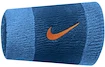 Schweißband Nike  Swoosh Doublewide Wristbands Marina Blue (2 St.)