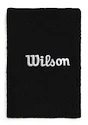 Schweißband Wilson  Wide Terry Wristbands Black