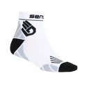 Sensor Marathon Socken Weiß/Schwarz