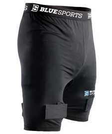 Shorts mit Tiefschutz Blue Sports Classic Compression Short JR