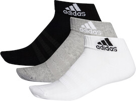 Socken adidas Cush Ankle Grey/White/Black 3 Paar