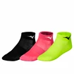 Socken Mizuno  Training Mid 3P Socks  Neolime/Fuchsia/Black