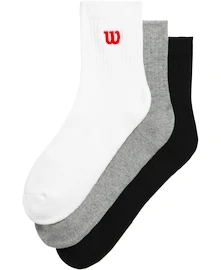 Socken Wilson Quarter Top Sock 3 Pack Multicolor