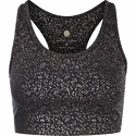 Sport BH Endurance  AthleciFranz Deluxe Printed Sports Bra Dark