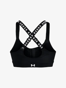 Sport BH Under Armour  Infinity High Bra Zip-BLK  S