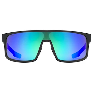 Sport Brille Uvex  Lgl 51 Black Mat/Mir.Green (S5330252215)