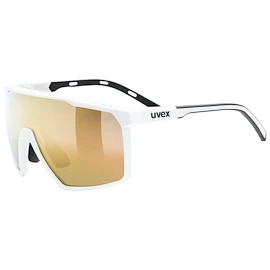 Sport Brille Uvex Mtn Perform S White Matt/Mir. Gold (S5330578816)
