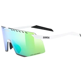 Sport Brille Uvex Pace Stage Cv White Matt/Mir. Green (S5330528886)