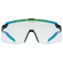Sport Brille Uvex  Pace Stage S V Black Matt/Mir.Green (S5330842207)