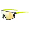 Sport Brille Uvex  Skyryse Jr. Black-Yellow Matt/Mir.Yellow (S5330762616)