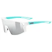 Sport Brille Uvex  Skyryse Jr. White-Green/Mir.Silver (S5330768716)