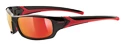 Sport Brille Uvex Sportstyle 211 Black/White