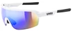 Sport Brille Uvex  Sportstyle 227 White Mat/Mirror Blue (Cat. 3)